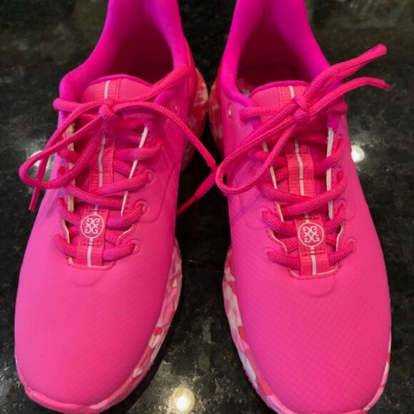 New G/FORE MG4+ CAMO GOLF SHOE G4LA23EF26 - KNOCKOUT PINK US SIZE 7 - Picture 5 of 5